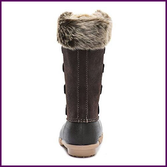 Women's Winter Snow Boots Waterproof Duck Boots Size 10 B(M) US - Picture 4 of 7